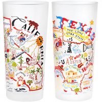 15oz Geography Glasses