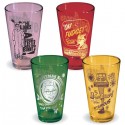 A Christmas Story Movie - Collectible Tinted Pint Bar Glasses (Set of 4)
