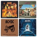 AC/DC Album Cover Coaster 4-Pack