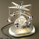 Airplane Ride Motion Sculpture Lamp