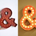 Ampersand Marquee Light