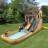 Inflatable Backyard Log Flume