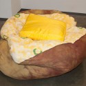Baked Potato Bean Bag Chair with Butter Pillow