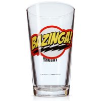Bazinga Pint Glass