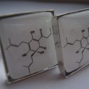 Beer Molecular Structure Cufflinks