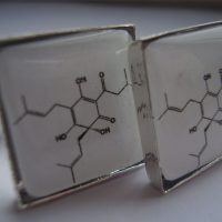 Beer Molecular Structure Cufflinks