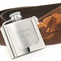 Belt Buckle Flask
