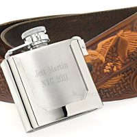 Belt Buckle Flask
