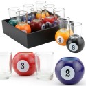 Billiard Ball Shot Glasses