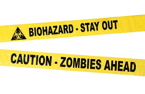 ... stuff. In that case try the Biohazard and Zombie Crime Scene Tape