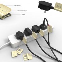 Braille Electric Plug Tags
