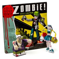 Build-a-Zombie 2013 Paper Craft Calendar