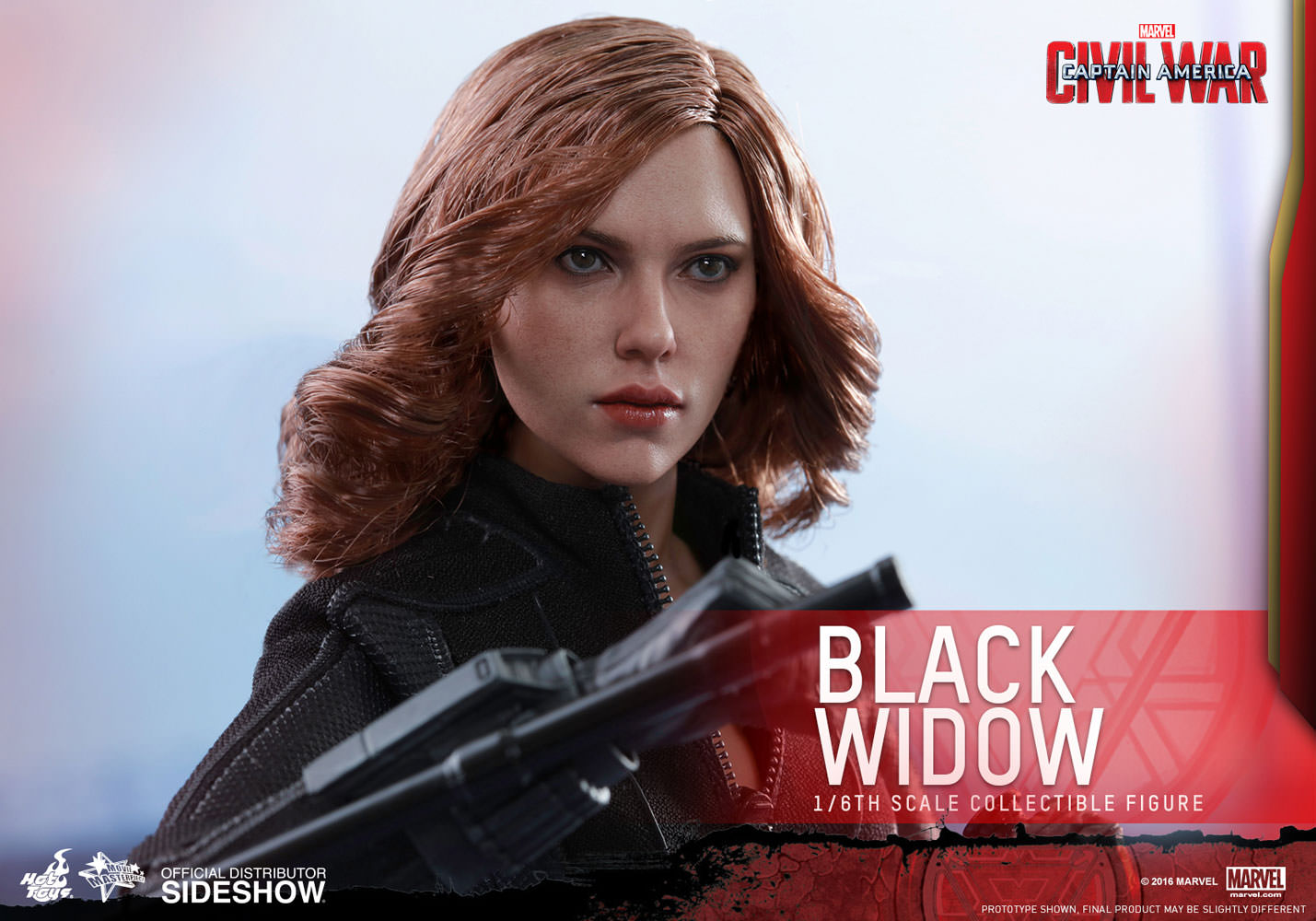 Captain America Civil War Black Widow Sixth Scale Figure 