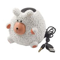 Cartoon Sheep PC Laptop Color Changing Lamp Mini Speaker