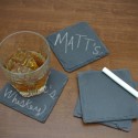 Chalkboard Slate Coasters