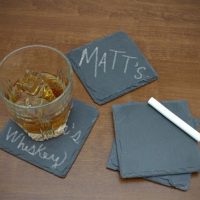 Chalkboard Slate Coasters