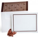 Chocolate Flavored Envelopes with Note Cards