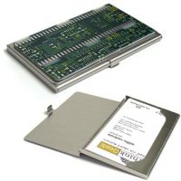 Circuitboard Business Card Case