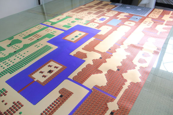 Classic NES Zelda Inspired Map