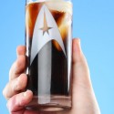 Collectible Star Trek Kirk, Bones, Uhura, Spock Glass Set