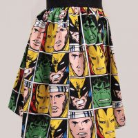 Comic Book Block Skirt