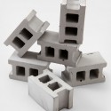 Concrete Block Magnet Set