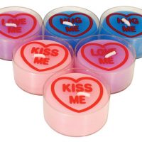 Conversation Hearts Tea Lights