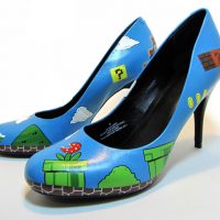 Custom Hand-Painted Super Mario Heels