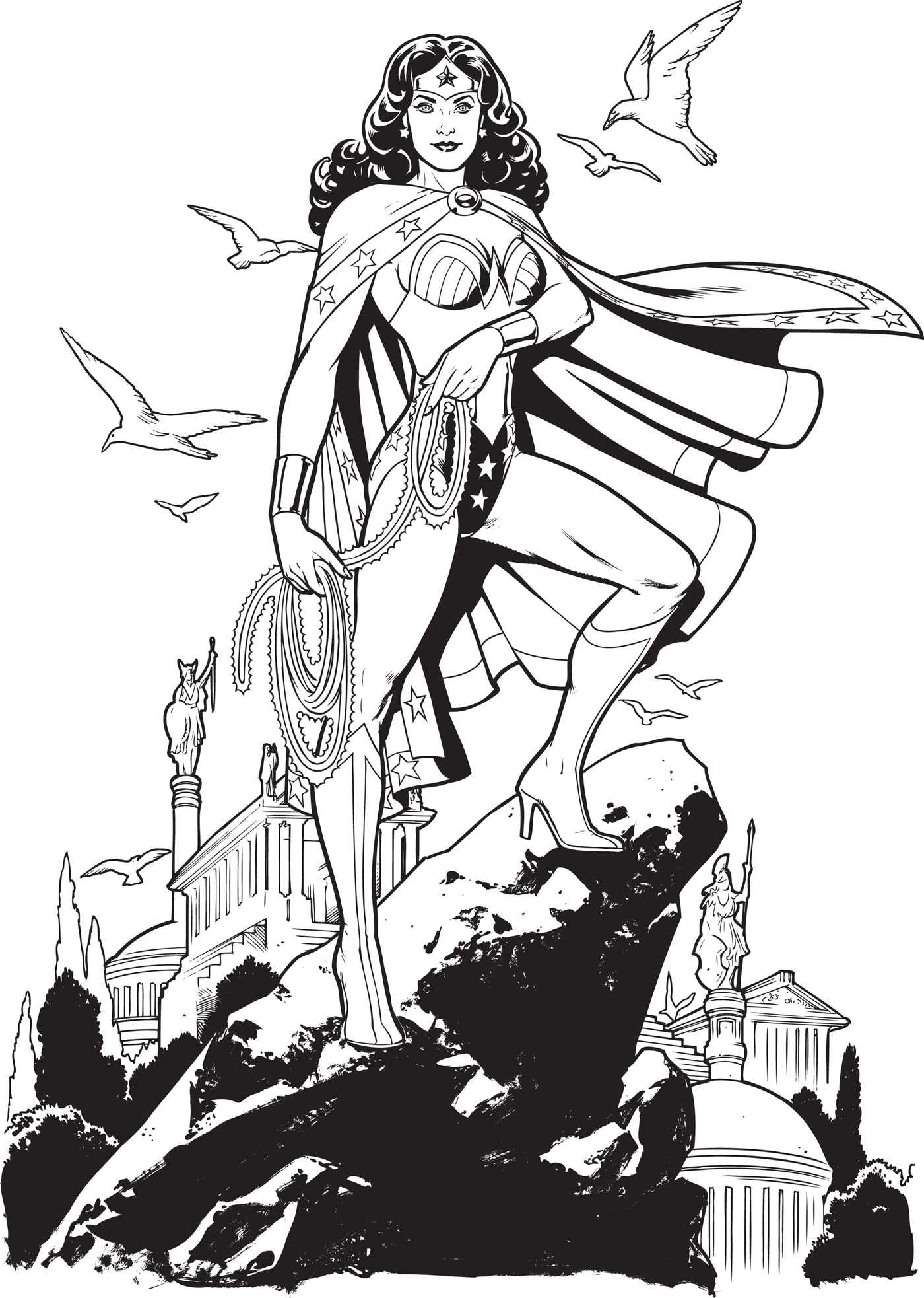 dc comics hard coloring pages - photo #18