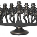 Dancing Rabbi Menorah