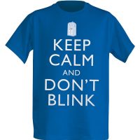 Doctor Who Keep Calm and Don't Blink T-Shirt