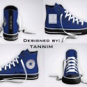 Doctor Who TARDIS Converse Chucks