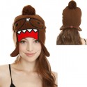 Domo Nerd Knit Lined Pom Beanie