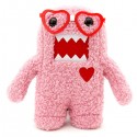 Domo Pink Nerd Heart Plush