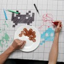 Doodle Washable Tablecloth for Dinner Drawings