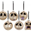 Faces of Jack Skellington Ornament Set