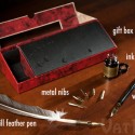 Feather Pen and Quill Set