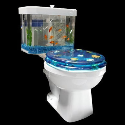 Fish 'n Flush Toilet Tank Aquarium Kit