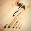 GAM Hammer 6-in-1 Claw Hammer and Phillips Screwdriver Combination Tool