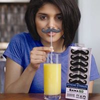 Gamago Stache Straws