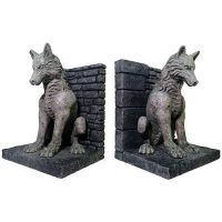Game of Thrones Dire Wolf Bookends