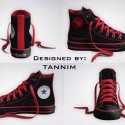 Game of Thrones House Targaryen Converse Chucks