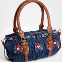 Garden Gnome Shirred Shoulder Bag