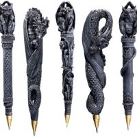 Gargoyles and Dragons Sculptural Pen Set