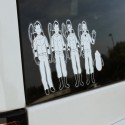 Ghostbusters Family Window Decal