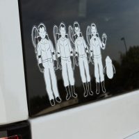Ghostbusters Family Window Decal