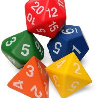 Giant Foam Polyhedral Dice