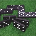 Giant Garden Black & White Dominoes