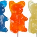 Giant Gummy Bears on a stick
