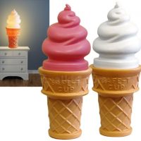 Giant Swirl Ice Cream Cone Lamp